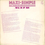 Various - Maxi-Simple Para Difusión Rear Cover