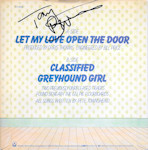 Let My Love Open The Door Rear Cover