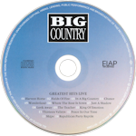 Big Country - Greatest Hits Live CD