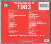 The Greatest Hits Of 1983 Front Cover