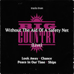Tracks from Without The Aid Of A Safety Net (Live) (Promo) Front Cover