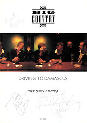 Driving To Damscus - The Final Fling Concert Programme Front Cover
