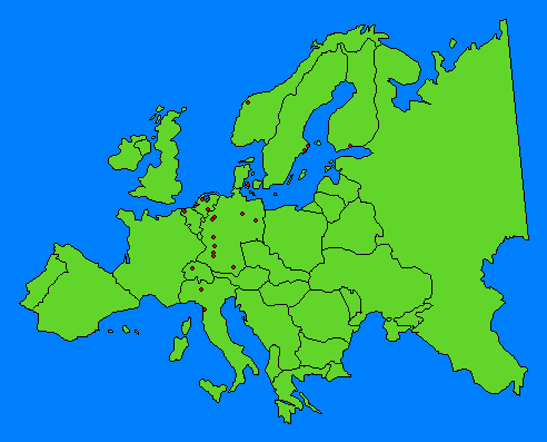 BC Map of Fans - Europe