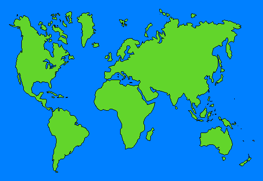 World Map Of Fans