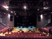 The auditorium after the gig