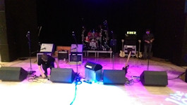 The view from the front of the stage
