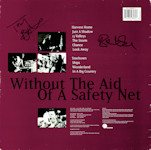 Without The Aid Of A Safety Net (Live) Rear Cover