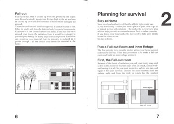 Protect and Survive Booklet Pages 6 & 7