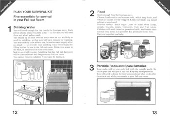 Protect and Survive Booklet Pages 12 & 13