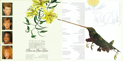 Peace In Our Time '88 Programme Inside Cover