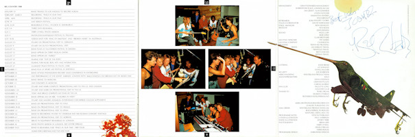 Peace In Our Time '88 Programme Pages 2 & 3