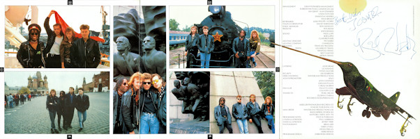 Peace In Our Time '88 Programme Pages 18 & 19